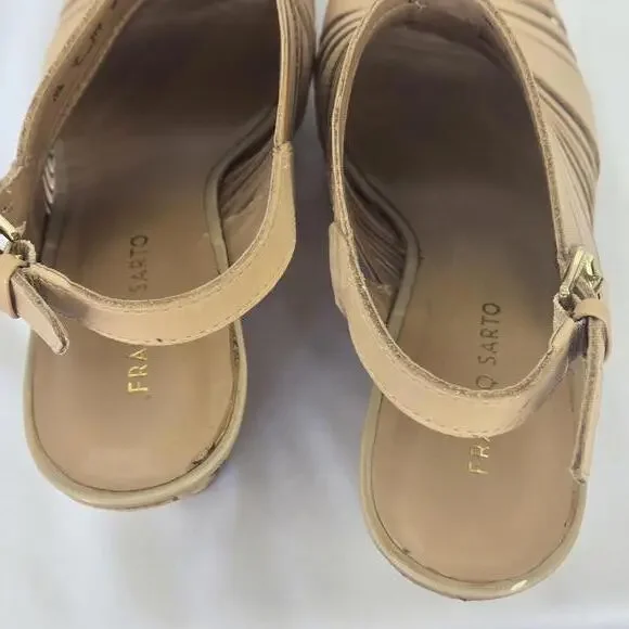 Franco Sarto Women's 10 Strappy Wedge Sandals - Picture 9 of 10